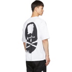 mastermind WORLD White Graffiti Logo T-Shirt