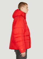 RMST Himalayan Hooded Puffer Jacket in Red