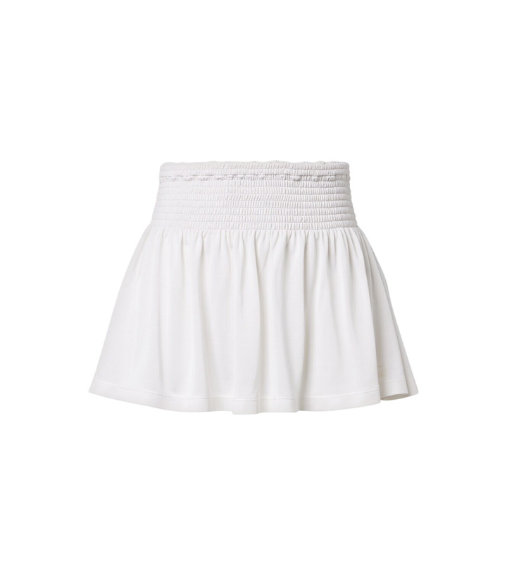 Photo: Gucci Shirred silk miniskirt