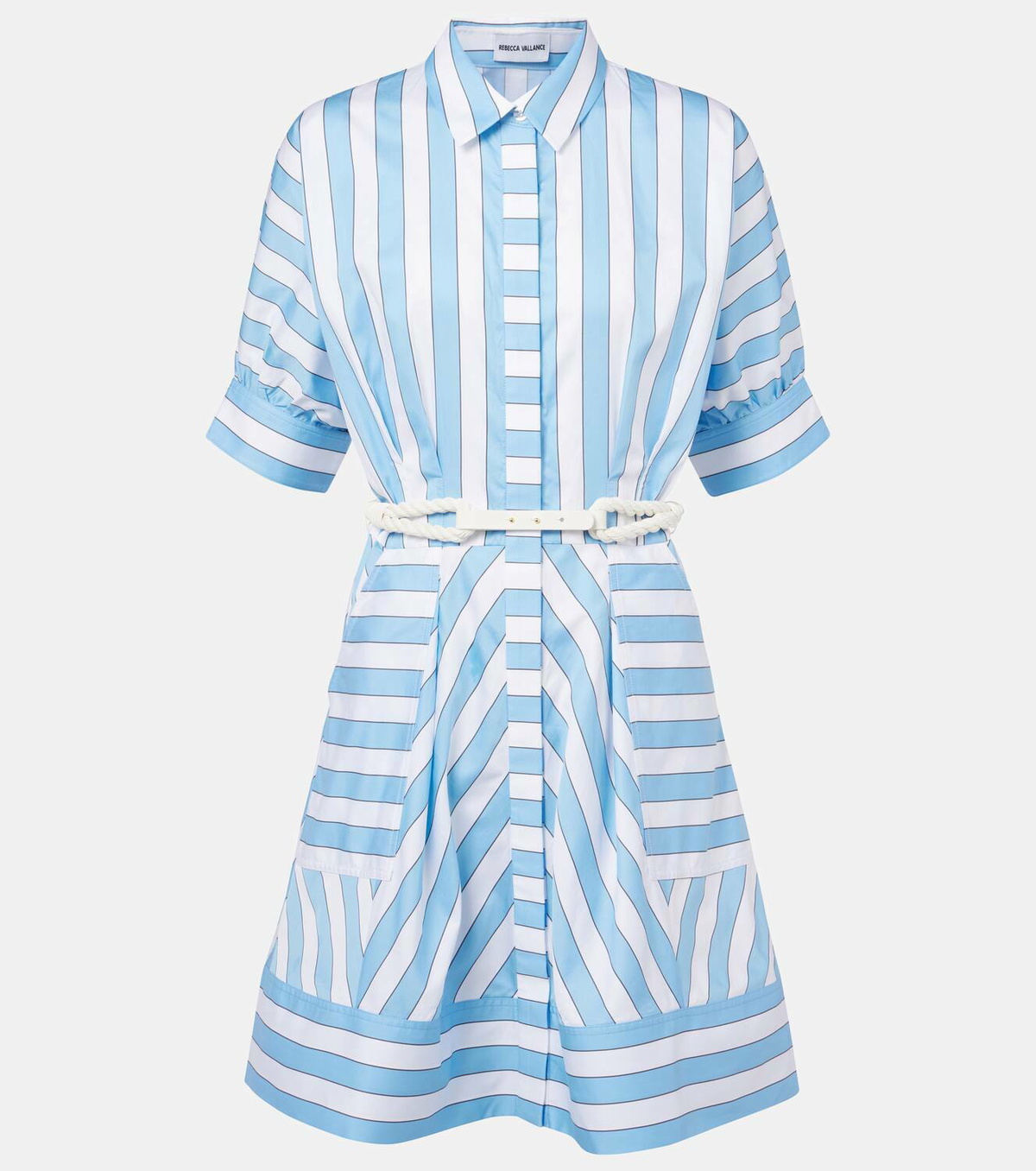 ◆関税込◆【REBECCA VALLANCE】Nilah striped cotton minidress Rebecca Vallance Nilah striped cotton minidress Rebecca Vallance