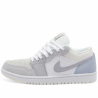 Air Jordan 1 Low FW in Grey/White/University Blue