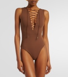 Taller Marmo Swimsuit and beach cover-up set