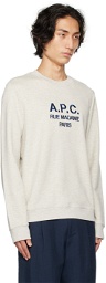 A.P.C. Gray Rufus Sweatshirt