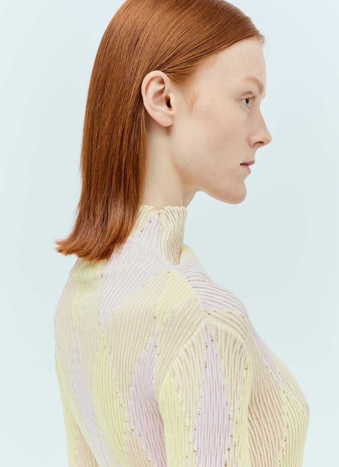 Burberry Argyle High-Neck Sweater
