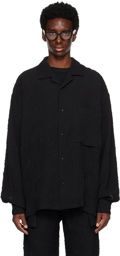 KOZABURO Black Embossed Shirt