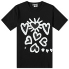 Comme des Garçons Men's CDG Filip Pagowski T-Shirt in Black