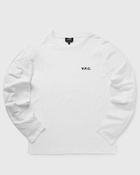 A.P.C. T Shirt Frankie White - Mens - Longsleeves