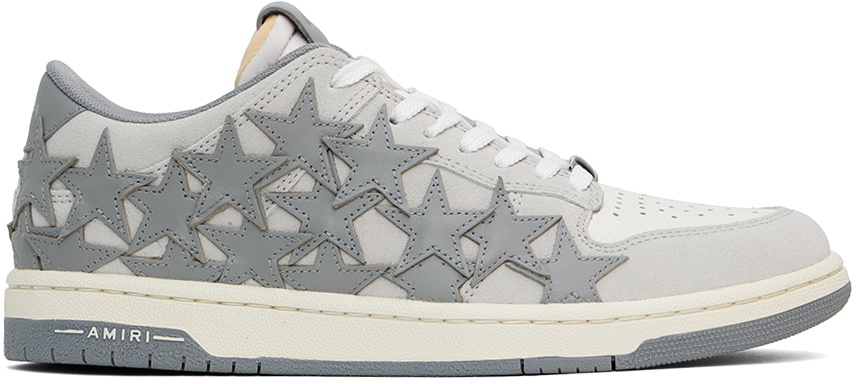 AMIRI Gray & White Stars Low Sneakers Amiri