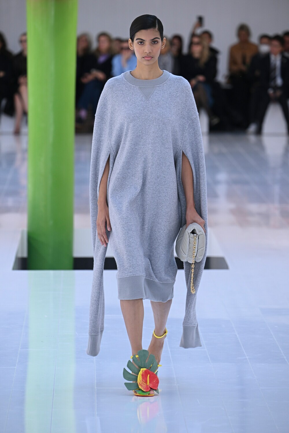 Loewe - Oversized cotton fleece mini dress Loewe