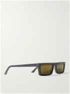 Clean Waves - Type 03 Low Rectangular-Frame Recycled Acetate Sunglasses