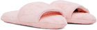 Versace Underwear Pink Allover Slippers