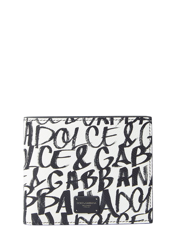 Photo: Dolce & Gabbana Graffiti Print Bifold Wallet