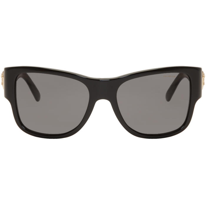Photo: Versace Black Square Medusa Sunglasses 