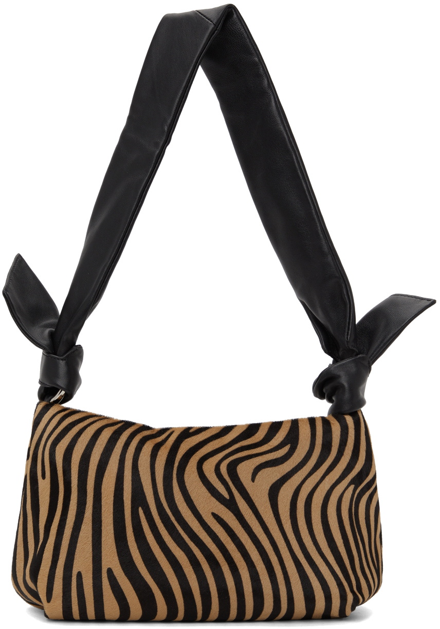 Prism Large Animal-Print Calf Hair and Leather Satchel