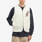 Honor the Gift Men's Teddy Notes Fleece Vest in Cream