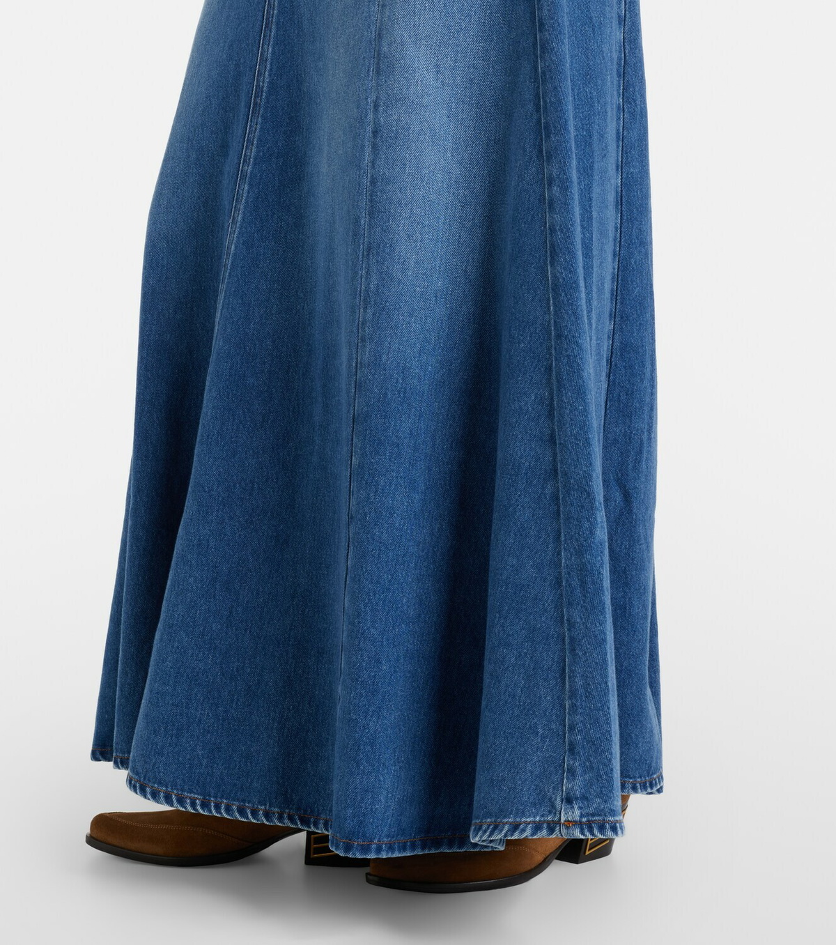 AG Jeans Tula denim maxi skirt