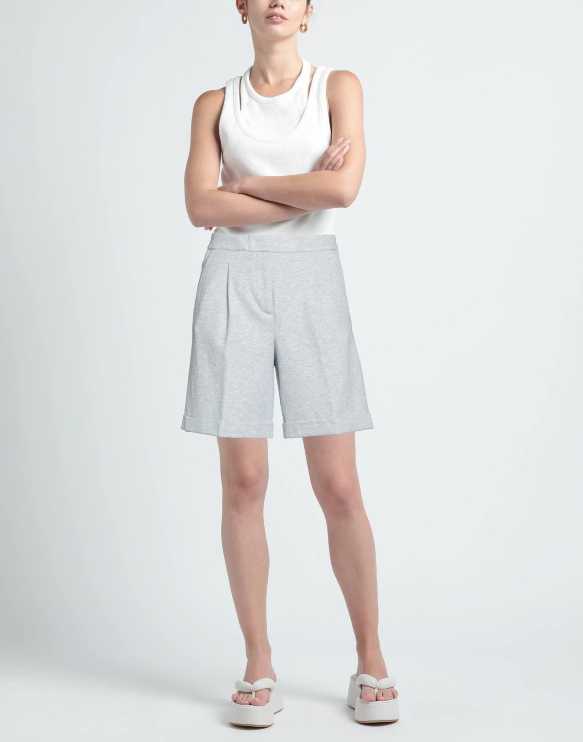 Peserico Womens Shorts & Bermuda Shorts Light in Grey