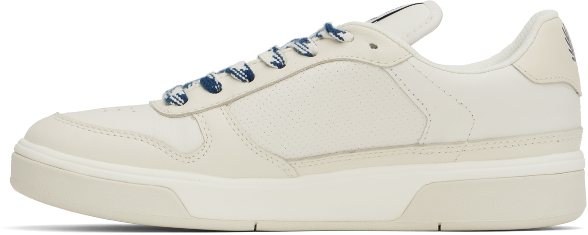 Fred Perry Off-White & Navy B300 Sneakers