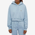 Dickies Women's Oakport Cropped Hoody in Ashley Blue