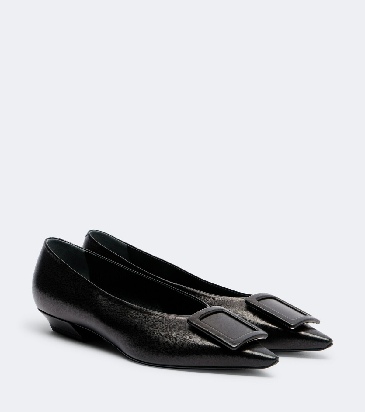 Roger Vivier Pointy leather ballet flats