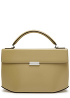Toteme Glossed Leather top Handle bag - Beige - One Size