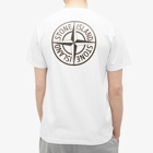 Stone Island Men's Badge Back Print T-Shirt in White