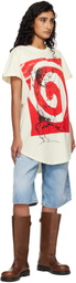 Vivienne Westwood Off-White Swirl Longline T-shirt