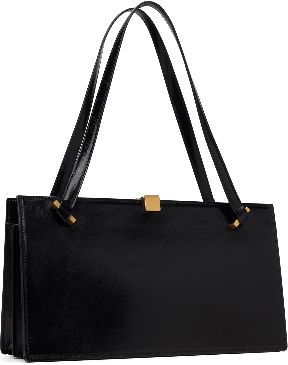 Versace Black Severine Leather Tote