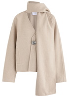 Day Birger ET Mikkelsen Desiree Scarf-effect Felt Jacket Cream