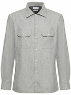 BRUNELLO CUCINELLI Wool Flannel Overshirt