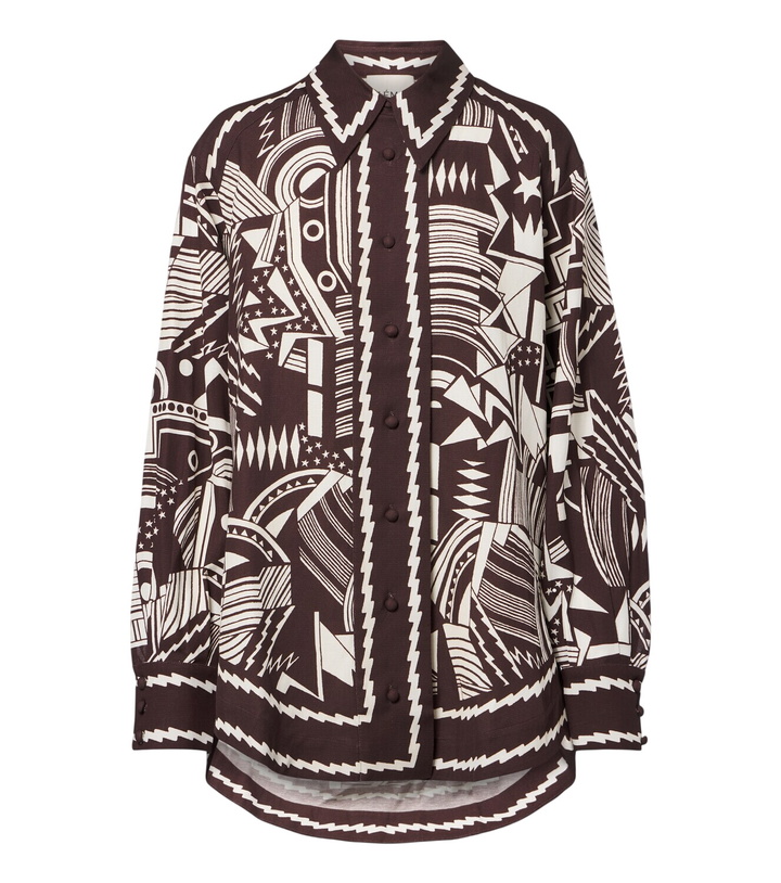 Photo: Alémais Lori printed cotton poplin shirt