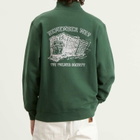 Palmes Men's Remember Zip Sweatshirt in Dark Green