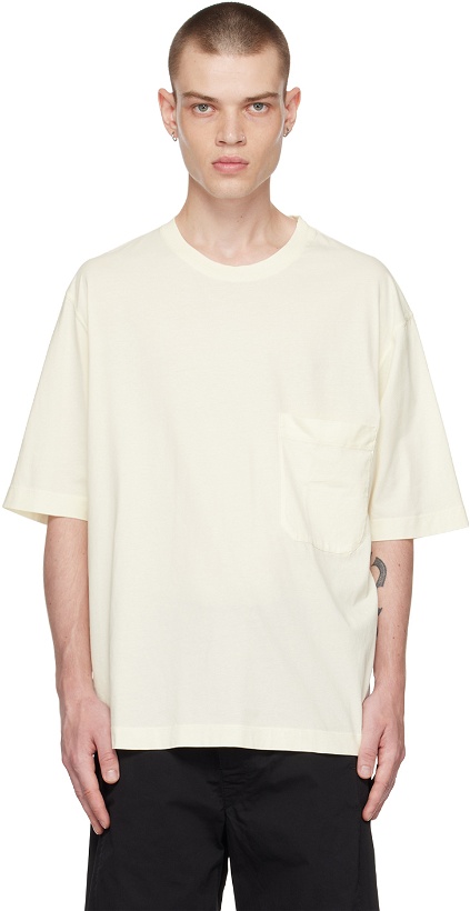 Photo: LEMAIRE Off-White Garment-Dyed T-Shirt