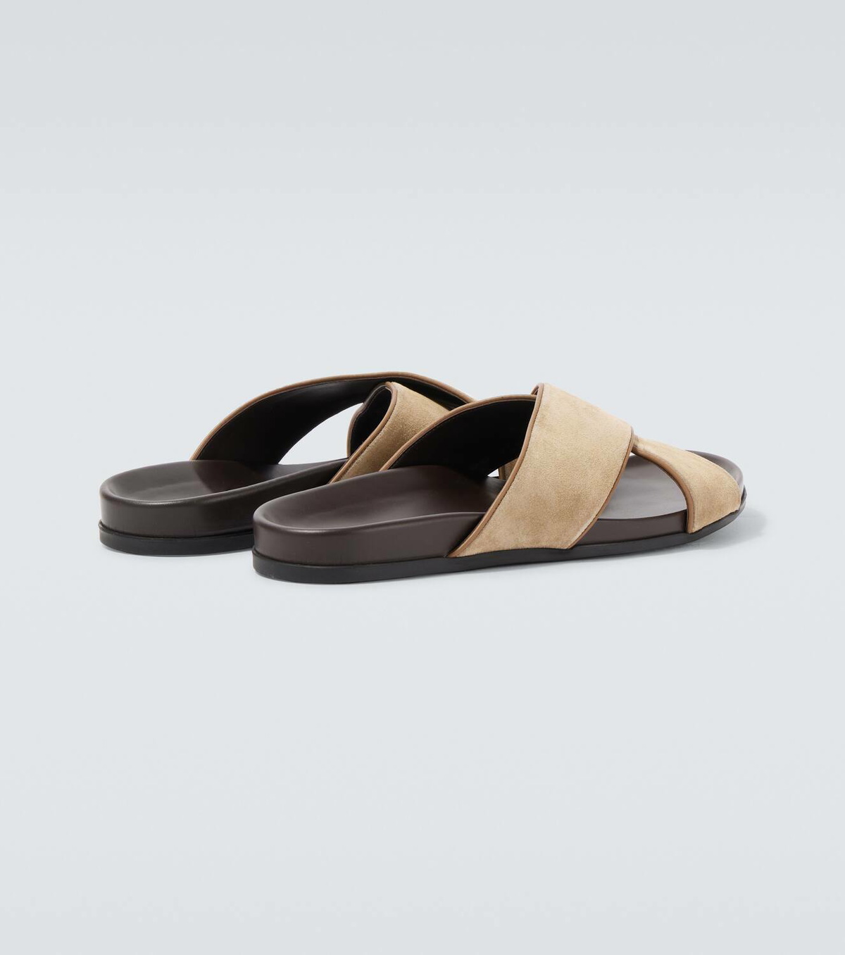 Manolo Blahnik Chiltern suede slides
