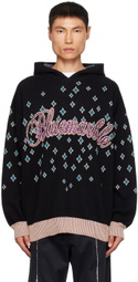 BLUEMARBLE Black Rhinestoned Hoodie
