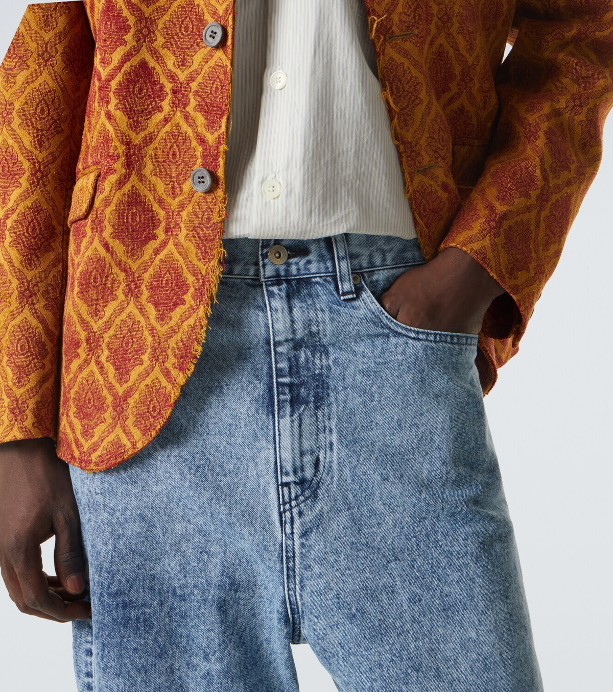 Junya Watanabe High-rise flared jeans