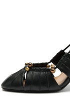 Chloe Luna 100 Cut-out Leather Pumps