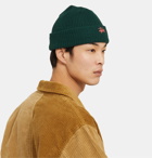 Stüssy - Logo-Embroidered Ribbed-Knit Beanie - Green