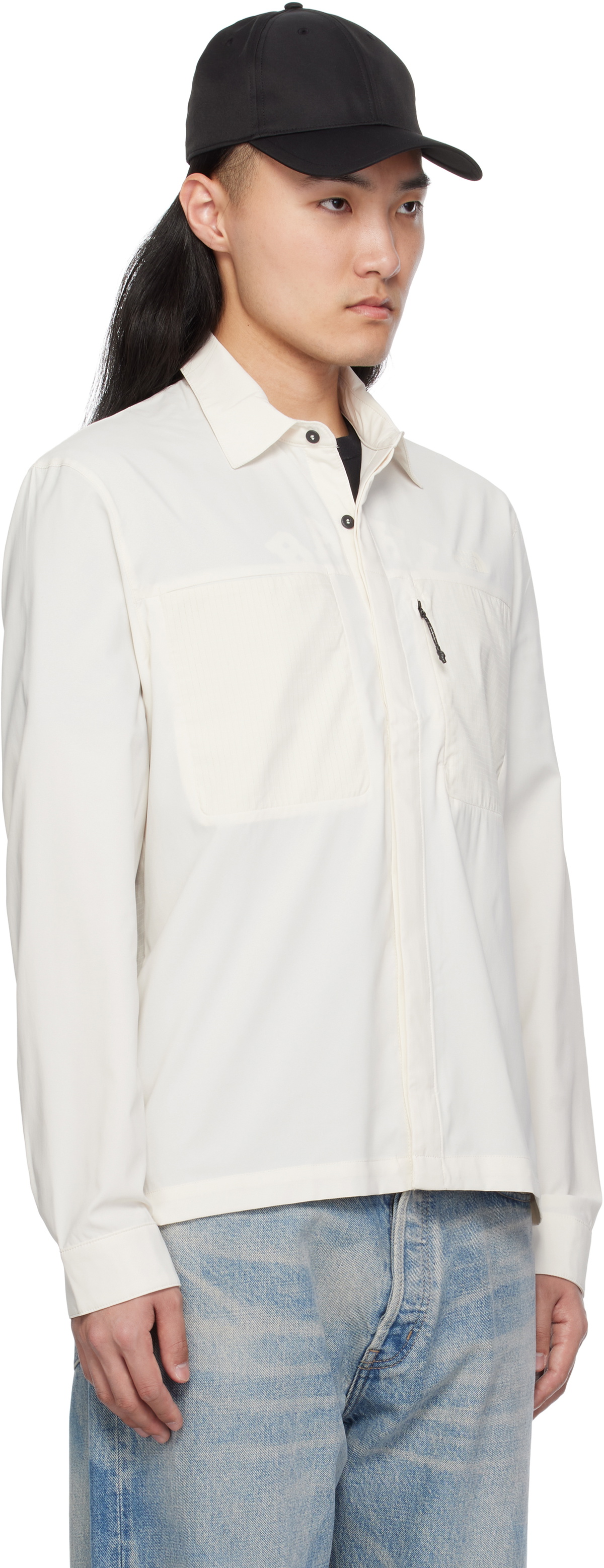 The North Face White Long-Sleeve LIGHTRANGE Shirt