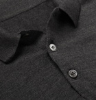 Anderson & Sheppard - Merino Wool Polo Shirt - Gray
