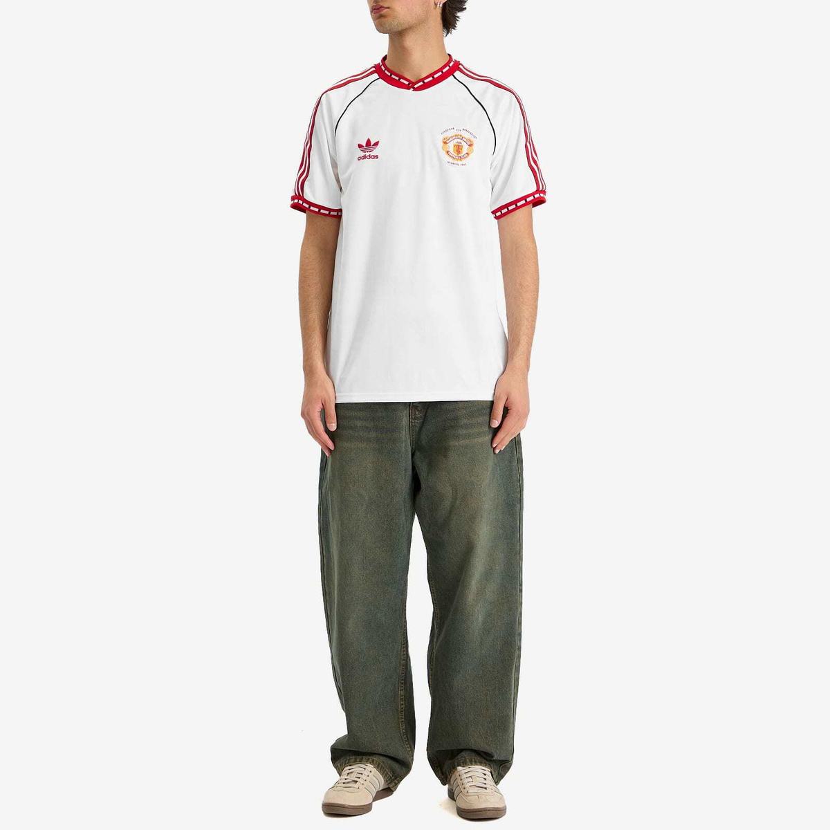Adidas MUFC A 91 Jersey in White