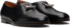 McQueen Black T-Bar Loafers