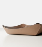Giobagnara Safran Large leather bowl