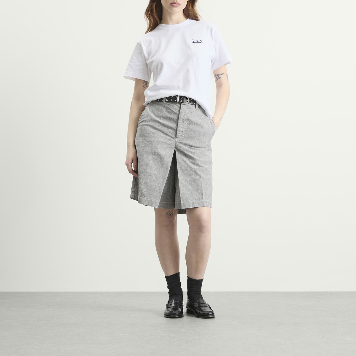 TOGA ARCHIVES Women's TOGA Denim Shorts in Gray