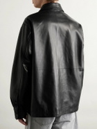 Bottega Veneta - Leather Overshirt - Black