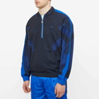 Adidas Men's Blue Version Half-zip Soccer Track Top in Power Blue