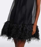 Simkhai Shirya fringed organza minidress