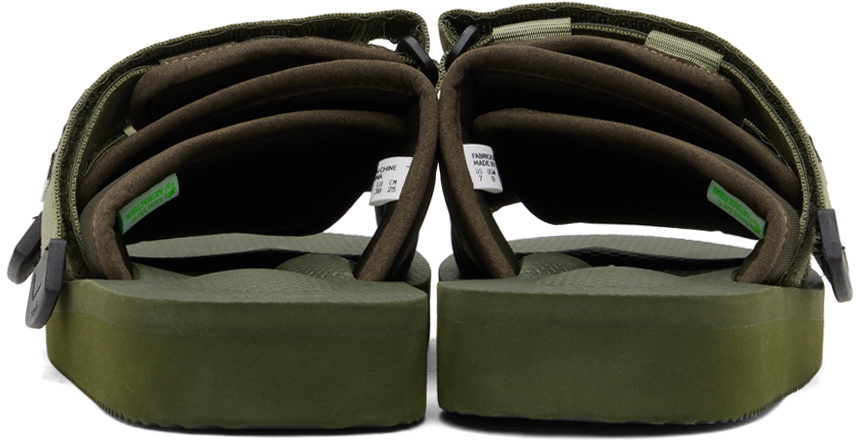 Suicoke Khaki MOTO-cab Sandals