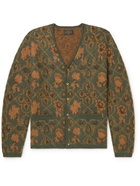 Beams Plus - Floral Jacquard-Knit Cardigan - Unknown