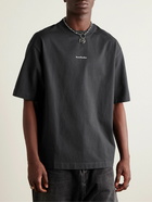 Acne Studios - Extorr Logo-Print Cotton-Jersey T-Shirt - Black